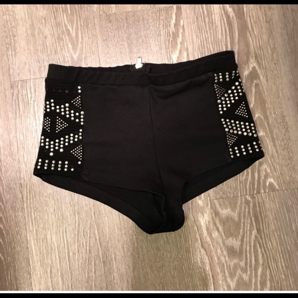 Embellished Booty Shorts